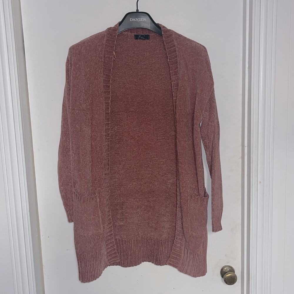 Pink cardigan